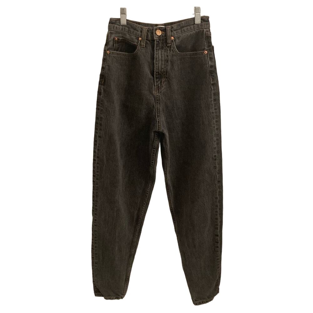 We Wore What Danielle Bernstein Highest Rise Mom Jean - Dark Gray Size 24